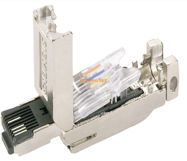 Cổng Kết Nối RJ45 Công Nghiệp FastConnect 180° Chống Nhiễu Vỏ Kim Loại - 6GK1901-1BB10-2AA0