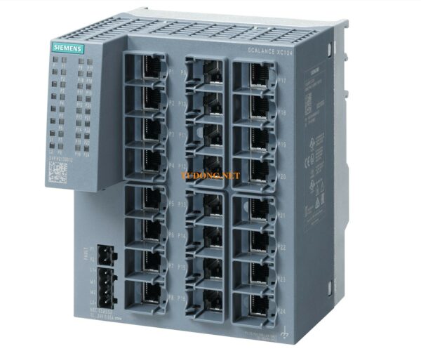 Switch Unmanaged SCALANCE XC124 6GK5124-0BA00-2AC2, 24 Port RJ45