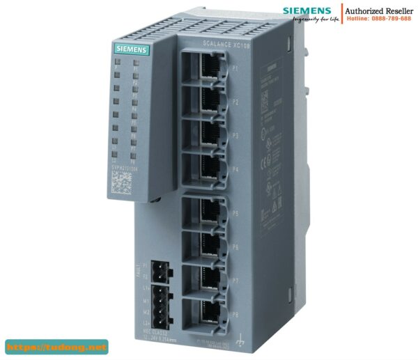 Switch Unmanaged SCALANCE XC108 8 Port 10/100Mbit 6GK5108-0BA00-2AC2