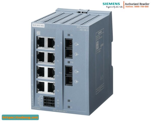 Switch 6GK5108-2BD00-2AB2 SCALANCE XB108-2, 8 Port Unmanaged