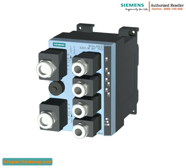 Công Tắc Quản Lý 6GK5201-3JR10-2BA6 SCALANCE X201-3P IRT IP65/67