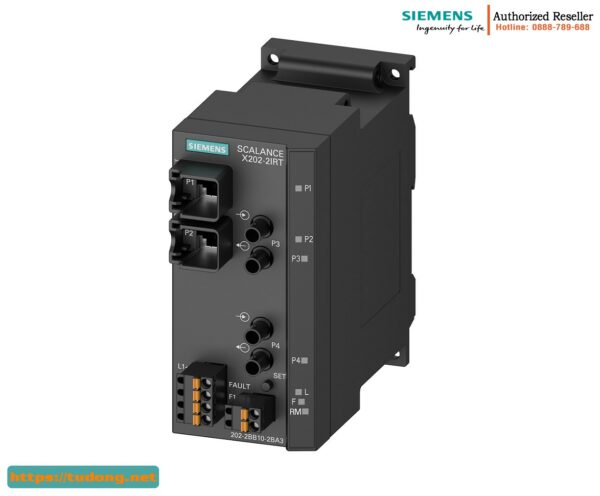 Switch quản lý SCALANCE X202-2IRT 6GK5202-2BB10-2BA3 PROFINET