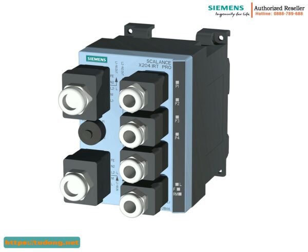 Công Tắc Quản Lý 6GK5204-0JA10-2BA6 SCALANCE X204IRT PRO IP65/67