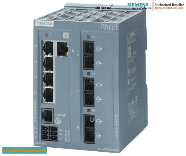 Switch quản lý 6GK5205-3BF00-2AB2 SCALANCE XB205-3LD 5 cổng RJ45
