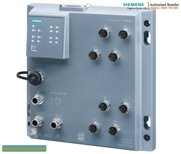 Switch Quản Lý 6GK5208-0HA00-2ES6 SCALANCE XP208EEC IP65