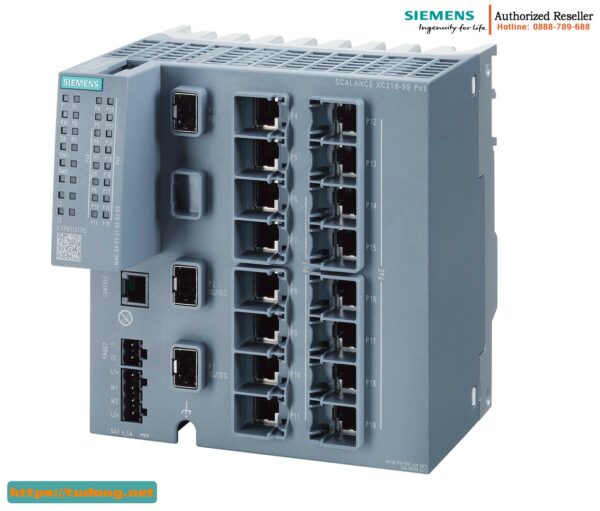 Switch PoE Quản Lý 6GK5216-3RS00-5AC2 SCALANCE XC216 - 14 Cổng RJ45