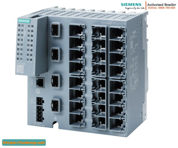 Switch Layer 2 6GK5224-4GS00-2TC2 Gigabit SCALANCE XC224-4C