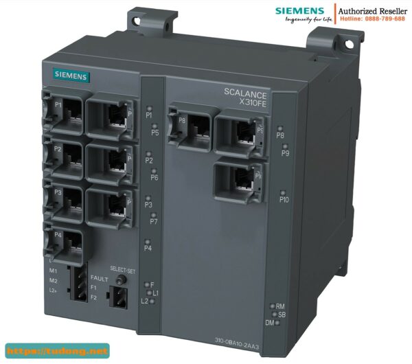 Switch Quản Lý SCALANCE X310FE 6GK5310-0BA10-2AA3 - 10 Cổng RJ45