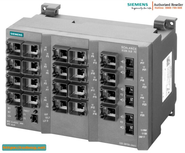 Switch quản lý SCALANCE X320-3LDFE 20 cổng 6GK5320-3BF00-2AA3