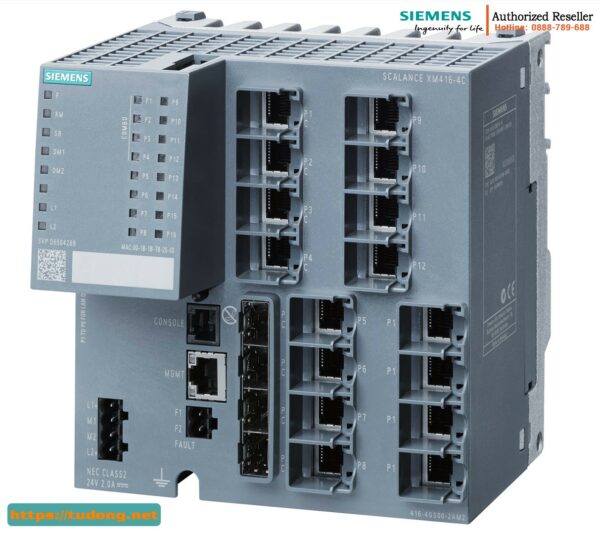Switch Quản Lý 16 Cổng 6GK5416-4GS00-2AM2 SCALANCE XM416