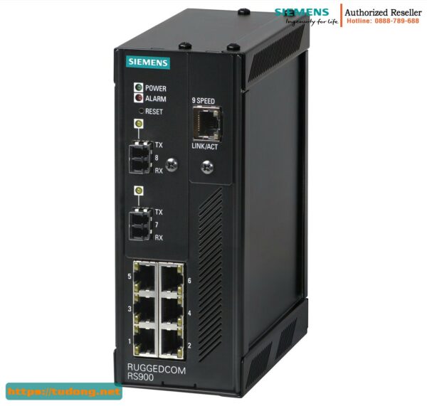 Công Tắc Ethernet Quản Lý 6GK6090-0AS21-0BA0-Z RUGGEDCOM RS900