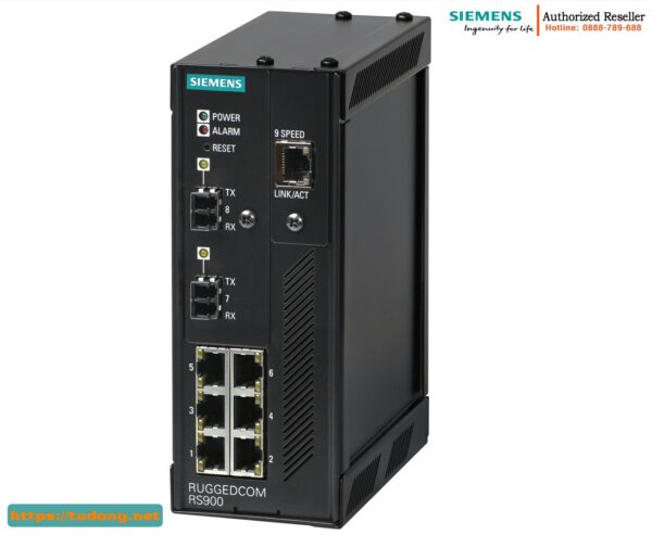 Công Tắc Ethernet Quản Lý 9 Cổng 6GK6090-0AS23-0BA0-Z RUGGEDCOM RS900
