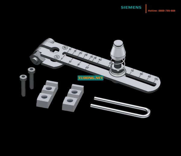 Bộ Giá Lắp Đặt 6DR4004-8VL Cho Định Vị Điện Khí Nén SIPART PS2 Trên Thiết Bị Truyền Động Tuyến Tính - Đòn Bẩy Dài, Khung Gá, Kẹp & Vít, Hành Trình 30-130mm, Thép Không Gỉ