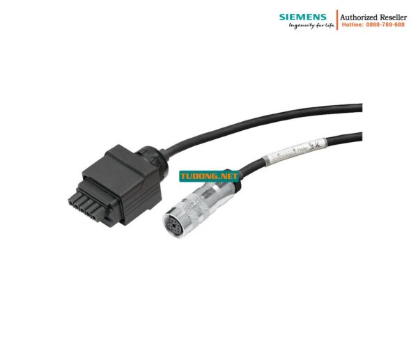 Cáp Nguồn SIMATIC MV400 Cho MV420/440 - Đầu Nối M16 Push-Pull, PVC 1mm², Dài 1.5m - Phù Hợp Nguồn 24V - 6GF3400-0BH15