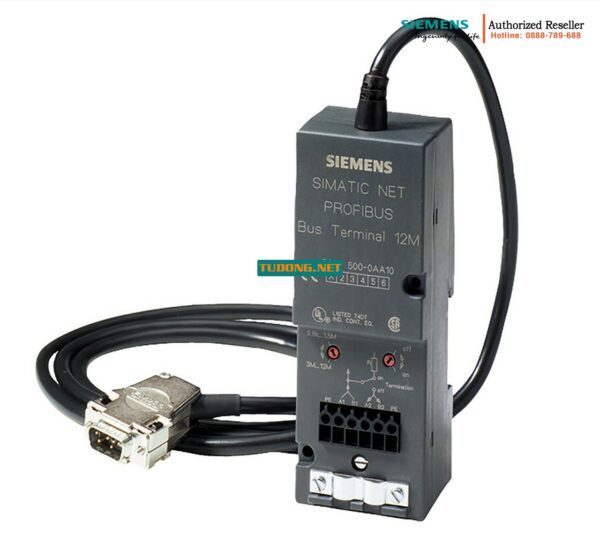 6GK1500-0AA10 - Bus Terminal PROFIBUS 12M, Tốc Độ Truyền 9.6Kbit/s - 12Mbit/s, Cáp Cắm 1.5m Chính Hãng