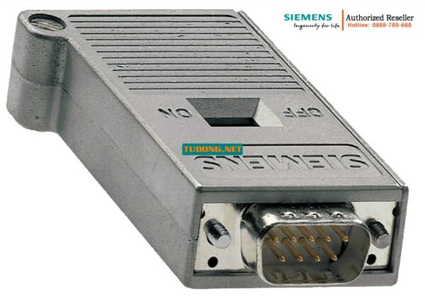 Đầu nối bus PROFIBUS 6GK1500-0EA02 - Cổng cáp trục, tốc độ 12 Mbit/s, điện trở kết thúc cách ly, vỏ kim loại cho PC công nghiệp & SIMATIC OP