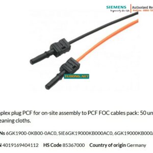 Bộ Connector Simplex 6GK1900-0KB00-0AC0 - Cáp quang PCF 50 đơn vị + khăn vệ sinh