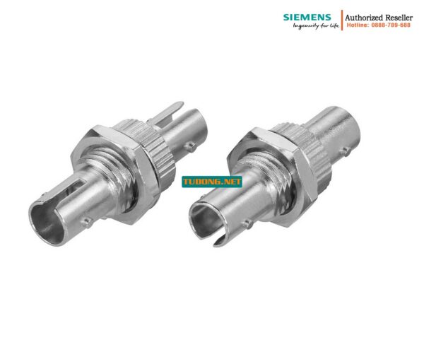 Bộ ghép nối FO BFOC 6GK1900-1GP00-0AB0 - Lắp ráp tại hiện trường, tương thích cáp quang đa mode/ single-mode - Hộp 10 cái