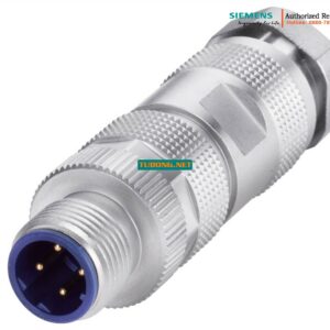 Đầu Nối M12 Pro 6GK1901-0DB10-6AA0 - Vỏ Kim Loại Chống Sốc, Công Nghệ Kết Nối Nhanh, Tương Thích SCALANCE X208 PRO & ET 200PRO PN