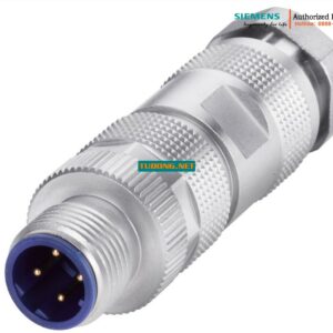 Đầu Nối M12 PRO 6GK1901-0DB10-6AA8 - Vỏ Kim Loại Bền, Kết Nối Nhanh, 180° (D-coded) Cho SCALANCE X208 PRO & ET 200 PRO PN