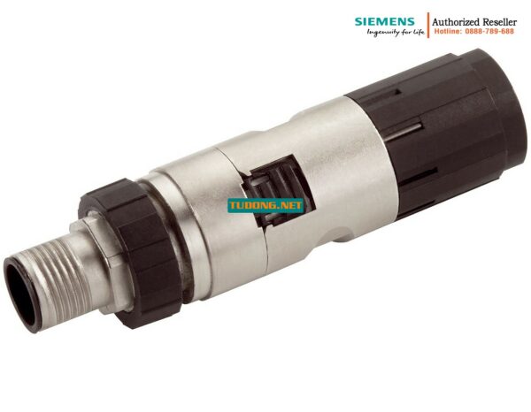 Đầu Nối M12 Công Nghiệp 6GK1901-0DB20-6AA0 - Cổng D-Coded, Vỏ Kim Loại, Tương Thích SCALANCE & ET 200 PRO