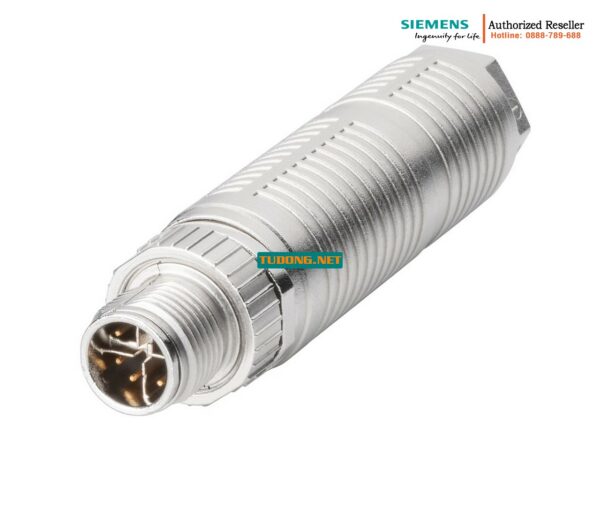 6GK1901-0DB50-6AA8 IE FC M12 Plug PRO 4x2 - Đầu nối công nghiệp chống sốc, 8 cái