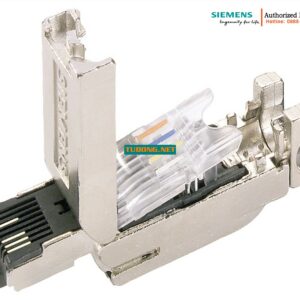 Đầu nối RJ50 Công nghiệp 6GK1901-1BB10-2AE0 - FastConnect, vỏ kim loại, tương thích cáp IE FC TP, góc 180 độ