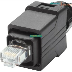 Đầu Nối RJ45 Công Nghiệp IP65 6GK1901-1BB10-6AA0 - Cổng Mạng Chống Bụi Nước, Lắp Đặt Hiện Trường Với Cáp TP, Kết Nối Push-Pull