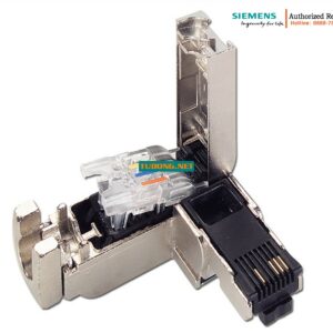 Đầu Nối RJ45 Công Nghiệp Siemens 6GK1901-1BB20-2AE0 - Cổng Ethernet FastConnect 90 Độ, Vỏ Kim Loại Bền Bỉ, Tương Thích Cáp IE FC TP (1 Gói 50 Cái)