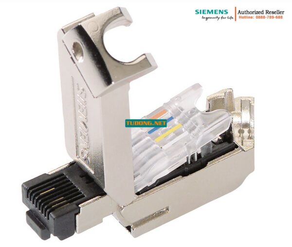 Đầu Nối RJ45 Công Nghiệp 6GK1901-1BB30-0AA0 - FastConnect, Vỏ Kim Loại Bền Bỉ, Kết Nối FC Cho Cáp IE FC TP 2x2