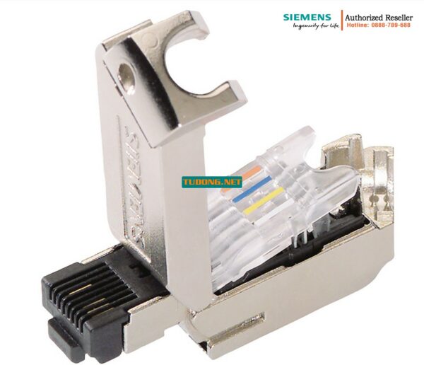 Đầu Nối RJ45 Công Nghiệp 6GK1901-1BB30-0AE0 - FastConnect, Vỏ Kim Loại Bền Bỉ, Tương Thích Cáp IE FC TP, Đóng Gói 50 Cái