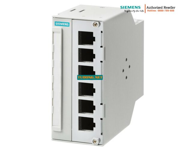 Mô-đun Ổ Cắm Đa Năng 6GK1901-1BE00-0AA4 SIMATIC NET - Hỗ Trợ Gắn Keystone RJ45/LC FO - Lắp Trên Ray DIN