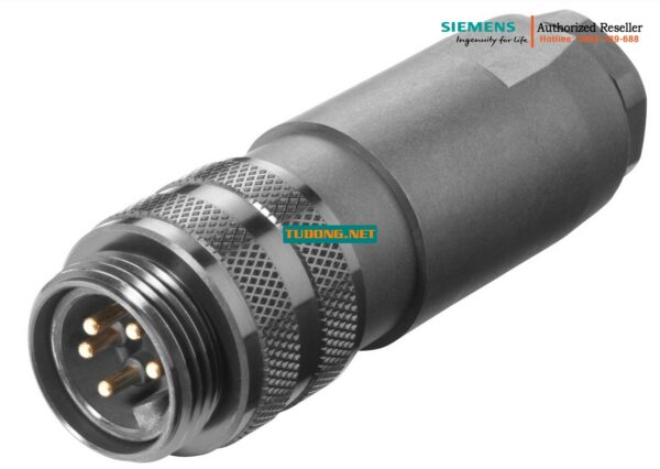6GK1905-0FA00 - Phích cắm kết nối 7/8 inch cho ET 200, đầu cáp hướng trục, lắp đặt hiện trường