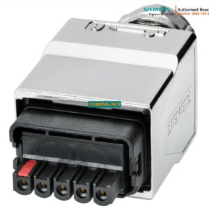 Đầu Nối Công Nghiệp Siemens 6GK1907-0AB11-6AA0 - Cắm Nguồn Push Pull 5 Chấu Kim Loại Lắp Ráp Tại Hiện Trường (Đóng Gói Đơn)