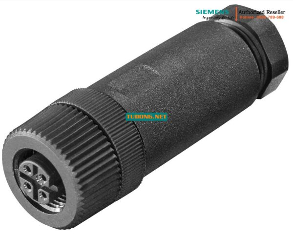 6GK1908-0DC10-6AA3 - Đầu Nối Tín Hiệu M12 PRO Cho SCALANCE X208 PRO - 5 Cực, Chuẩn B - Bộ 3 Cái - Siemens Chính Hãng