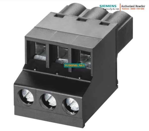 6GK5980-1CB00-0DA5 - Đầu Nối 3 Cực Nguồn Cho S7-1200 CP, CSM 1277 - Hàng Chính Hãng - 1 Gói 5 Cái - Phụ Tùng Thay Thế