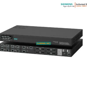 6GK6090-0AS21-0BA0-Z+A12+B00 - Switch Ethernet Công Nghiệp RUGGEDCOM RS900 9 Cổng, Quản Lý Hoàn Toàn, Mã Hóa 128-bit, 6 Cổng RJ45 + 3 Cổng Quang, Nguồn 24VDC, Lắp DIN Rail