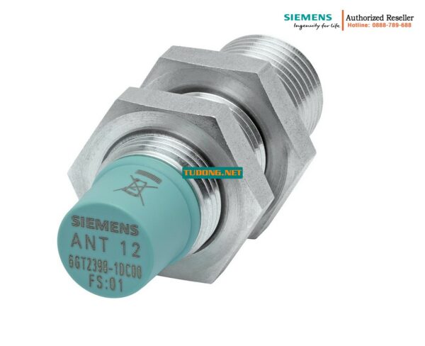 Anten SIMATIC RF300/RF200 6GT2398-1DC00 - Thép không gỉ, IP65, kết nối M12, chịu nhiệt -25 đến 70°C