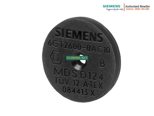 Thẻ Transponder MDS D124 6GT2600-0AC10 Chịu Nhiệt 180°C - Chip ISO 15693 ICODE SLI - Bộ Nhớ 112 Byte - Ứng Dụng RF200/RF300 - Đặt Tối Thiểu 20 Chiếc