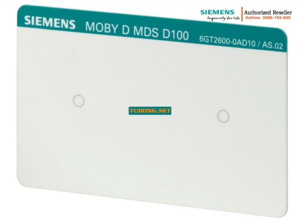 Thẻ RFID ISO 15693 ICODE SLI 6GT2600-0AD00-0AX0 - Transponder MDS D100 cho RF200/RF300, bộ nhớ 112 byte, chịu nhiệt +60°C