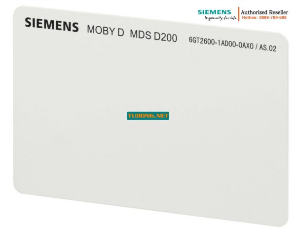 Thẻ RFID MDS D200 6GT2600-1AD00-0AX0 - Transponder ISO 15693, Chip TI TAGIT HFI, Bộ nhớ 256-byte, Tương thích RF200/RF300