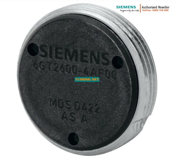 Transponder MDS D422 6GT2600-4AF00 - Tương Thích RF200/RF300, Chuẩn ISO M20 & ISO 15693, Chip Fujitsu MB89R118, Bộ Nhớ 2000 Byte FRAM - Hàng Chính Hãng