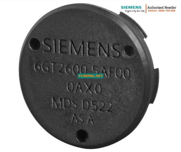 Transponder MDS D522 6GT2600-5AF00-0AX0 - Chuẩn ISO 15693, chip Fujitsu, bộ nhớ 8192-byte, tương thích RF200/RF300 Gen2