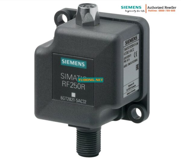 Đầu đọc RFID SIMATIC RF200 RF250R 6GT2821-5AC10 - Giao tiếp RS422, chống nước IP65, hoạt động -25°C đến +70°C, tương thích đa anten