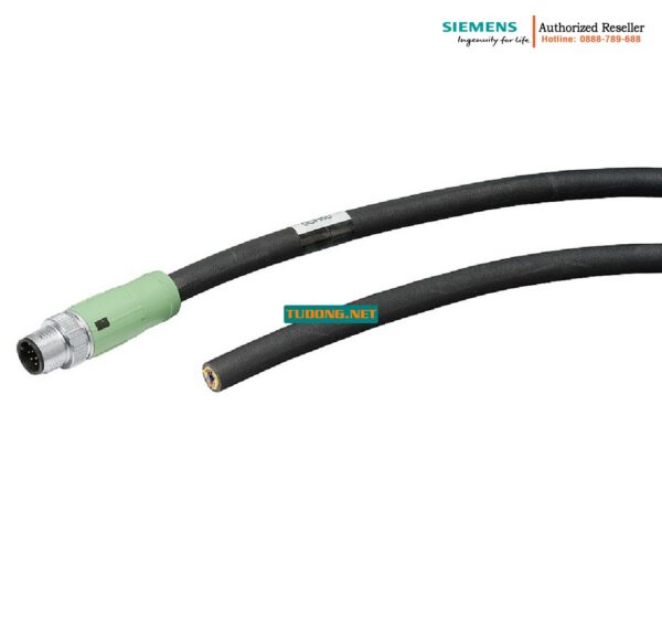 Dây Cáp Kết Nối SIMATIC RF600 6GT2891-0CH50 - 5m, Đầu Nối M12, Tương Thích RF650R/RF670R/RF68XR, Chống Nước IP67, PUR Shielded