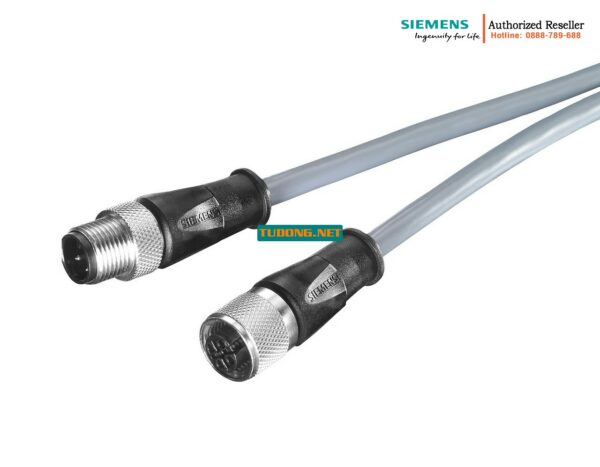 Cáp Kết Nối Nguồn 6XV1801-5DH15 M12 A-Code 4 Cực 1.5m Cho ET 200 - Tiền Lắp Ráp