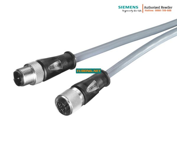 Cáp Nguồn M12 15m 6XV1801-5DN15 - Cáp Kết Nối Nguồn ET 200, Đầu Nối M12 A-Code 4 Chân