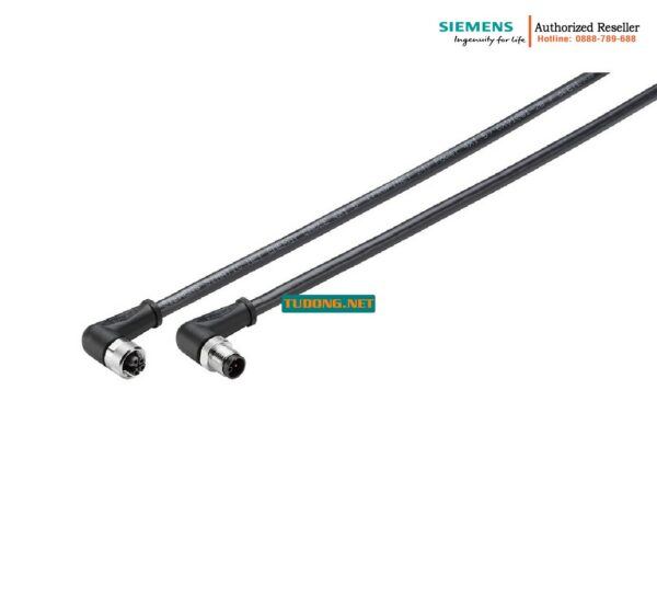Cáp Nguồn M12 L-Coded 6XV1801-6GH50 - Dây Cáp Kết Nối Nguồn 4 Chân 5m Cho Thiết Bị Mạng