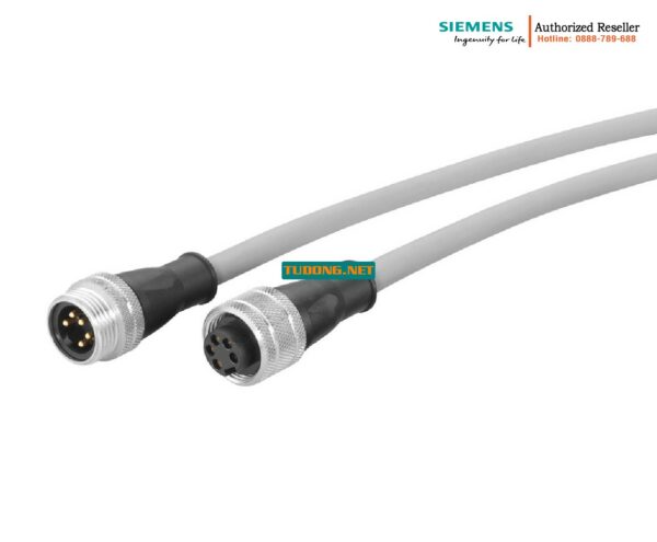 Cáp Cắm 6XV1822-5BH15 7/8" 5-Pole 1.5m - Cáp Nguồn Lắp Sẵn Cho ET 200
