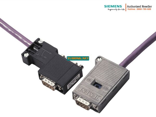 Cáp PROFIBUS 6XV1830-2AH50 5m - Có sẵn đầu nối D-sub 9 chân, trở kháng kết nối được